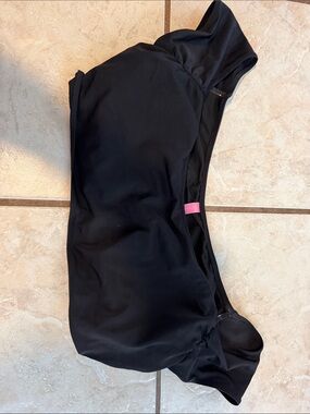Victoria's Secret Black Bandeau Bikini Top